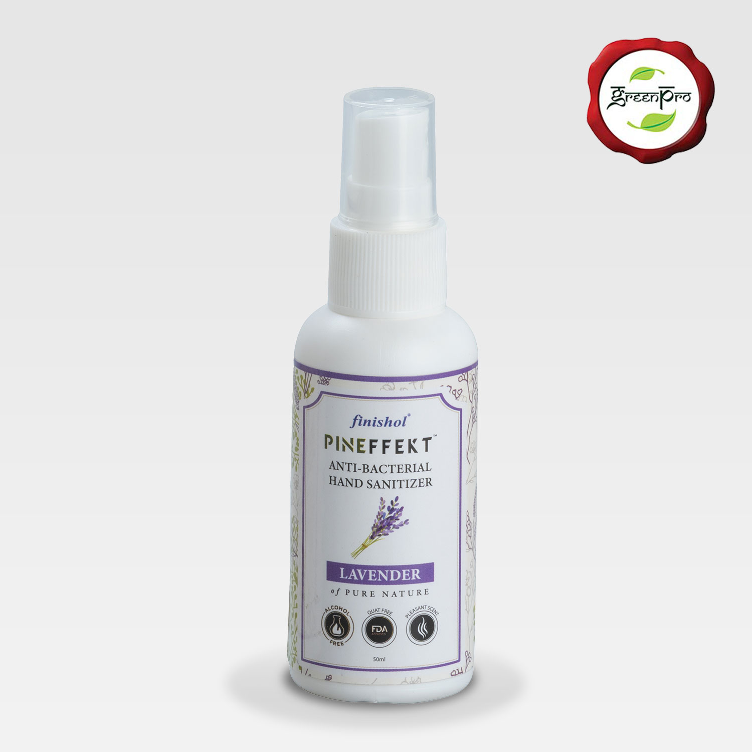 Anti Bacterial Hand-Sanitizer - Finishol Pineffekt (Lavender)